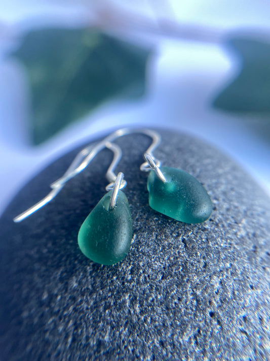 Little drops Sea Glass Earrings