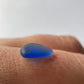 Blue Sea Glass Custom made Ring