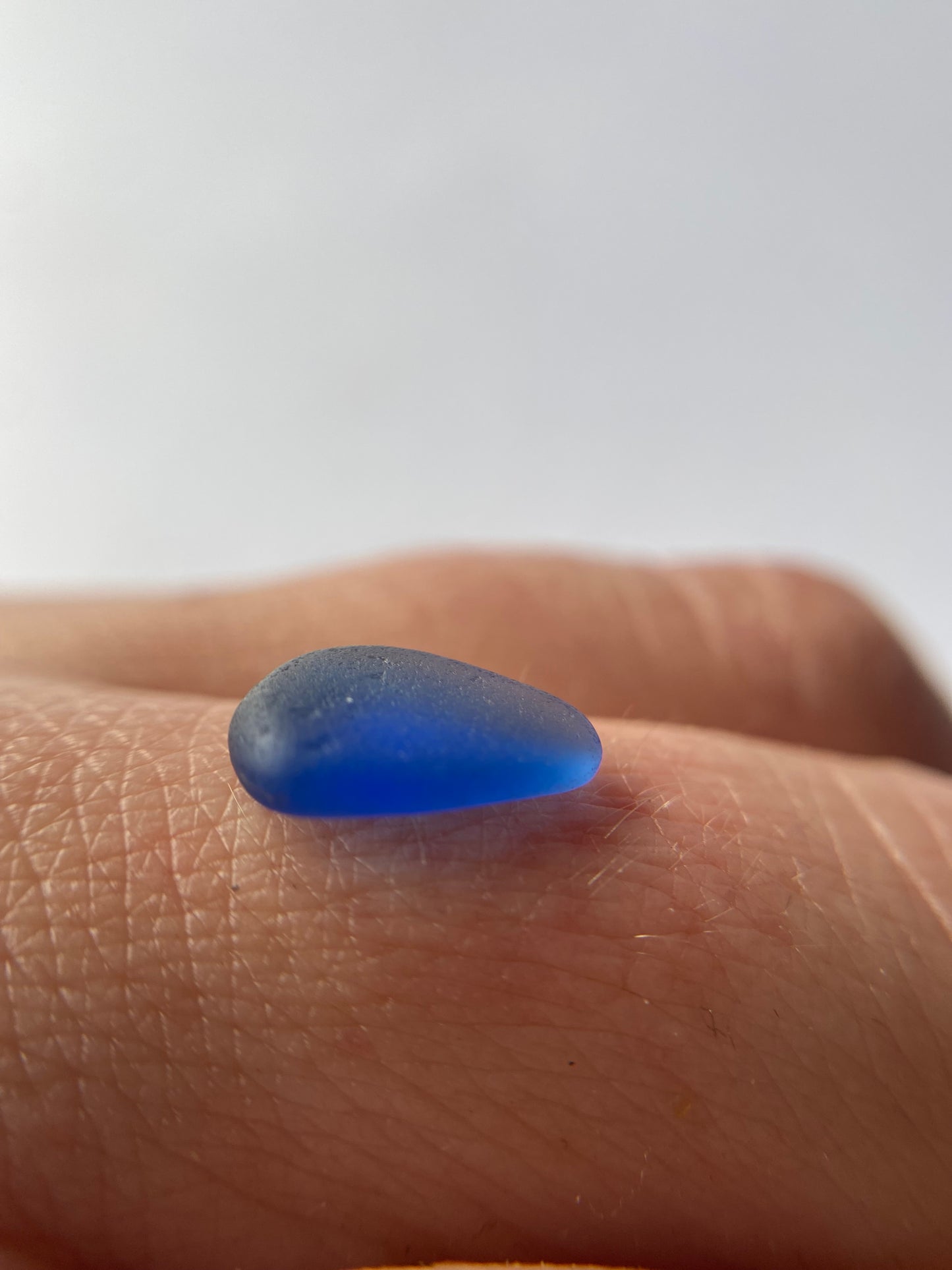 Blue Sea Glass Custom made Ring