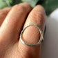 Open Dimpled  Ring