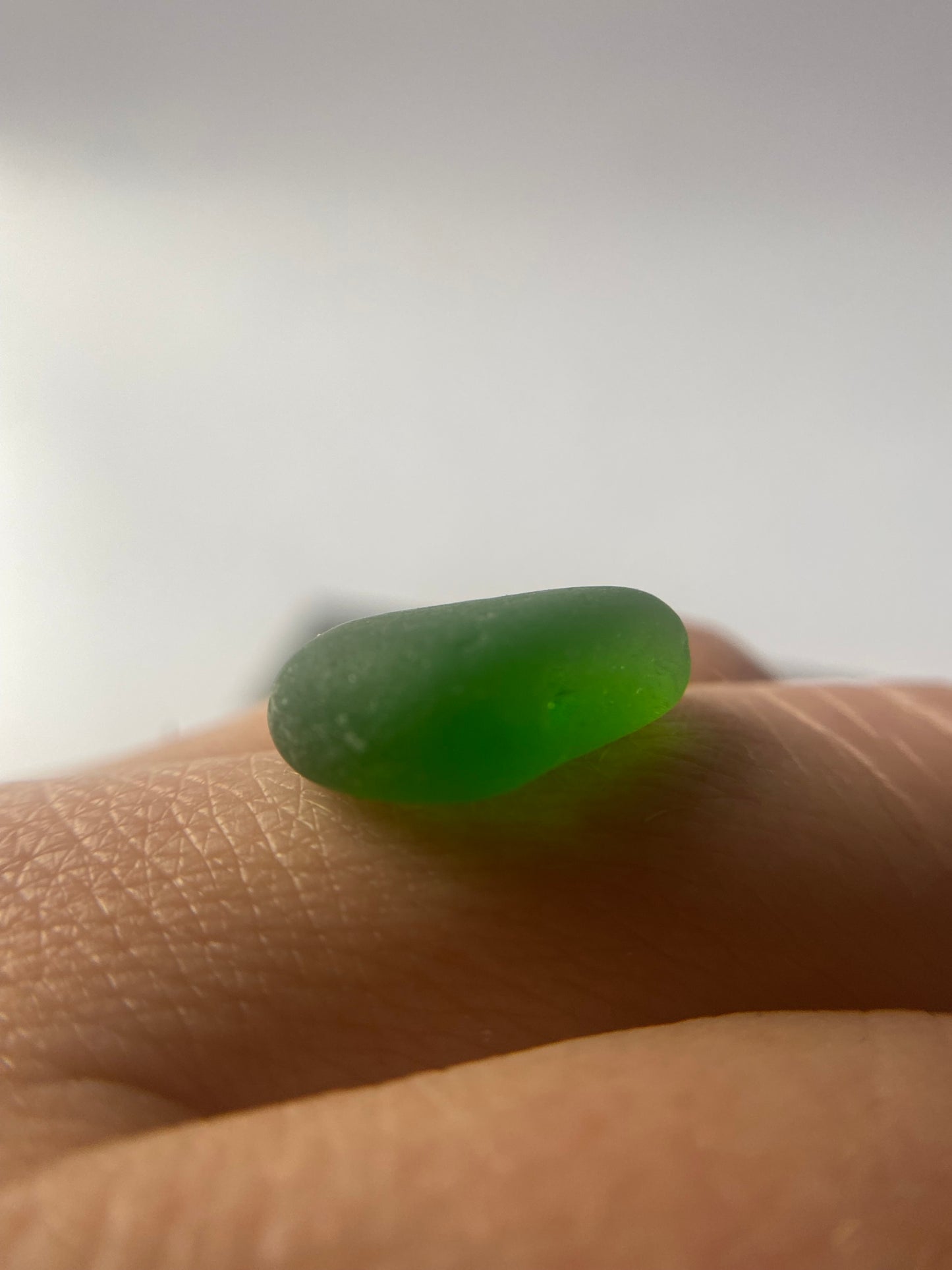Green Sea Glass  Custom Made Ring