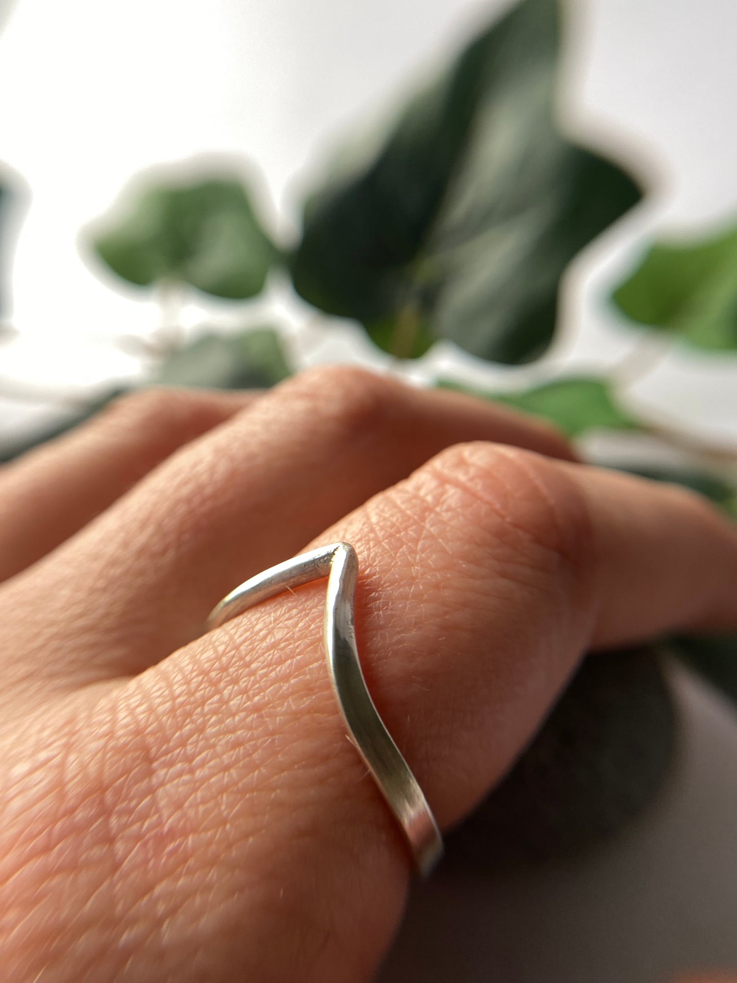 High Tide Silver Ring Band