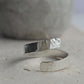 Changing Tides Ring- Hammered Silver Ring