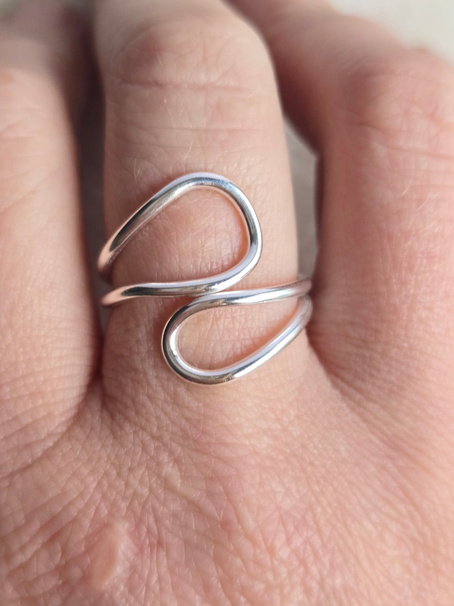 Ocean Drop Ring -Silver Ring