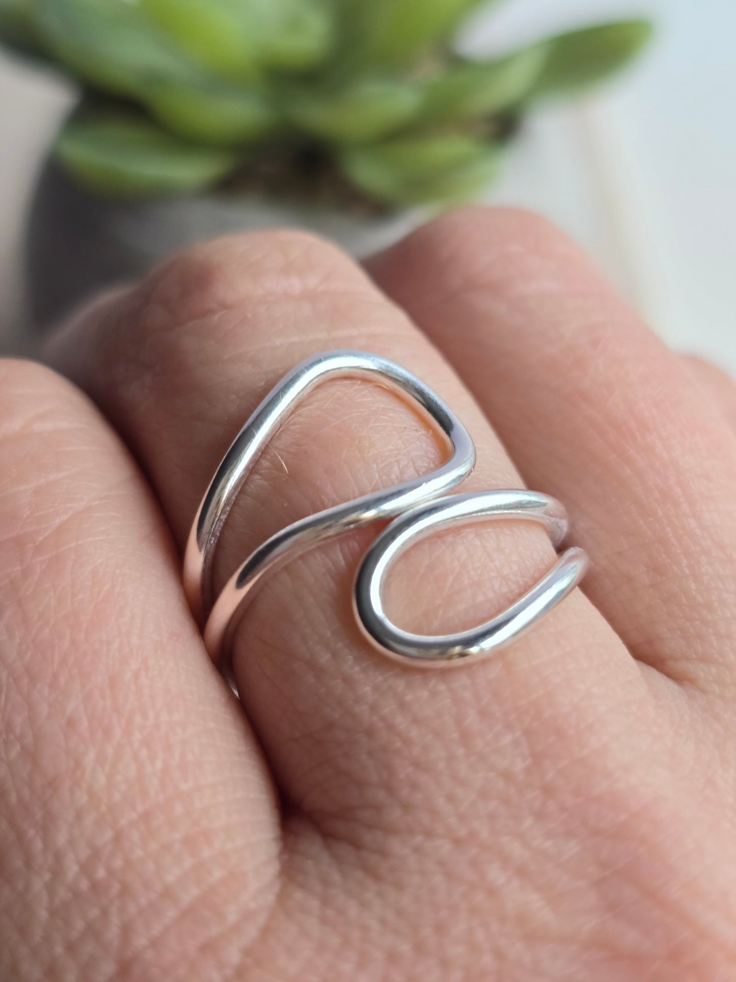 Ocean Drop Ring -Silver Ring